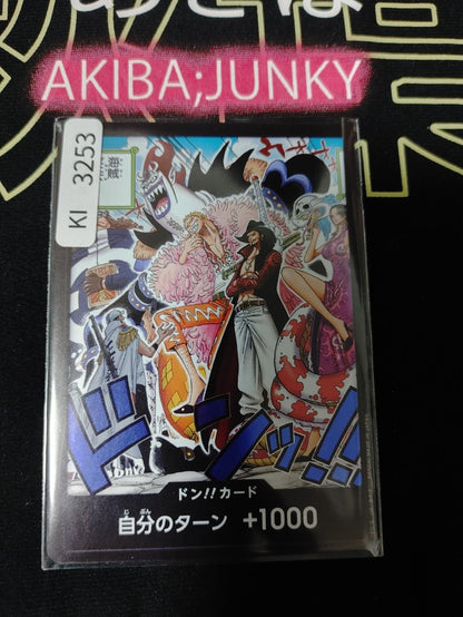 DON !! Card The Seven Warlords of the Sea One Piece Japan