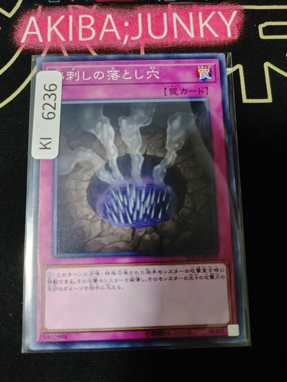 Trap Hole of Spikes Yugioh SD34-JP039 Yu-Gi-Oh Konami OCG JAPAN