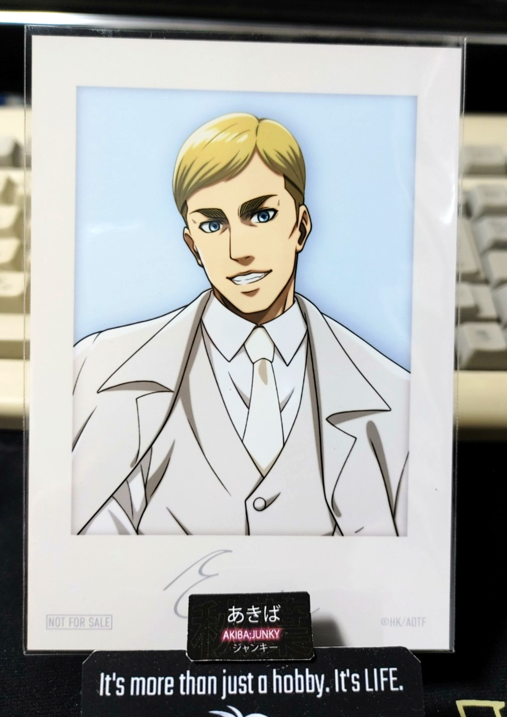 Attack on Titan Erwin Collab Alt Art Promo Card E JAPAN