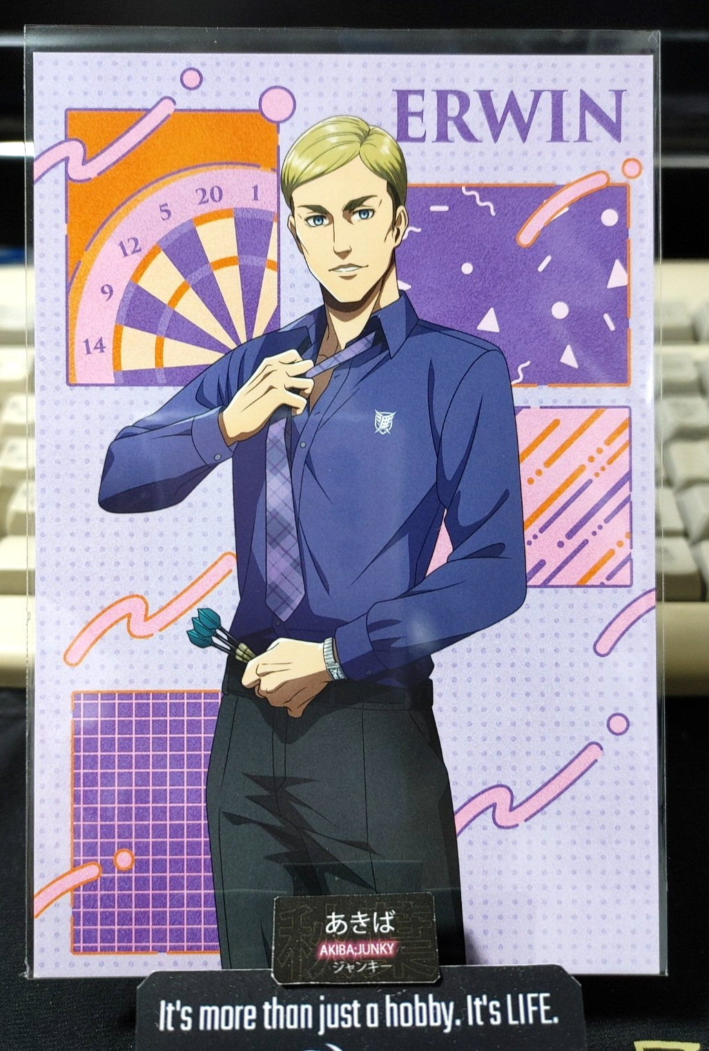 Attack on Titan Erwin Collab Alt Art Promo Hagaki Card JAPAN
