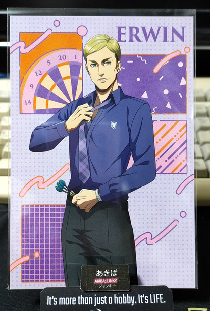 Attack on Titan Erwin Collab Alt Art Promo Hagaki Card JAPAN