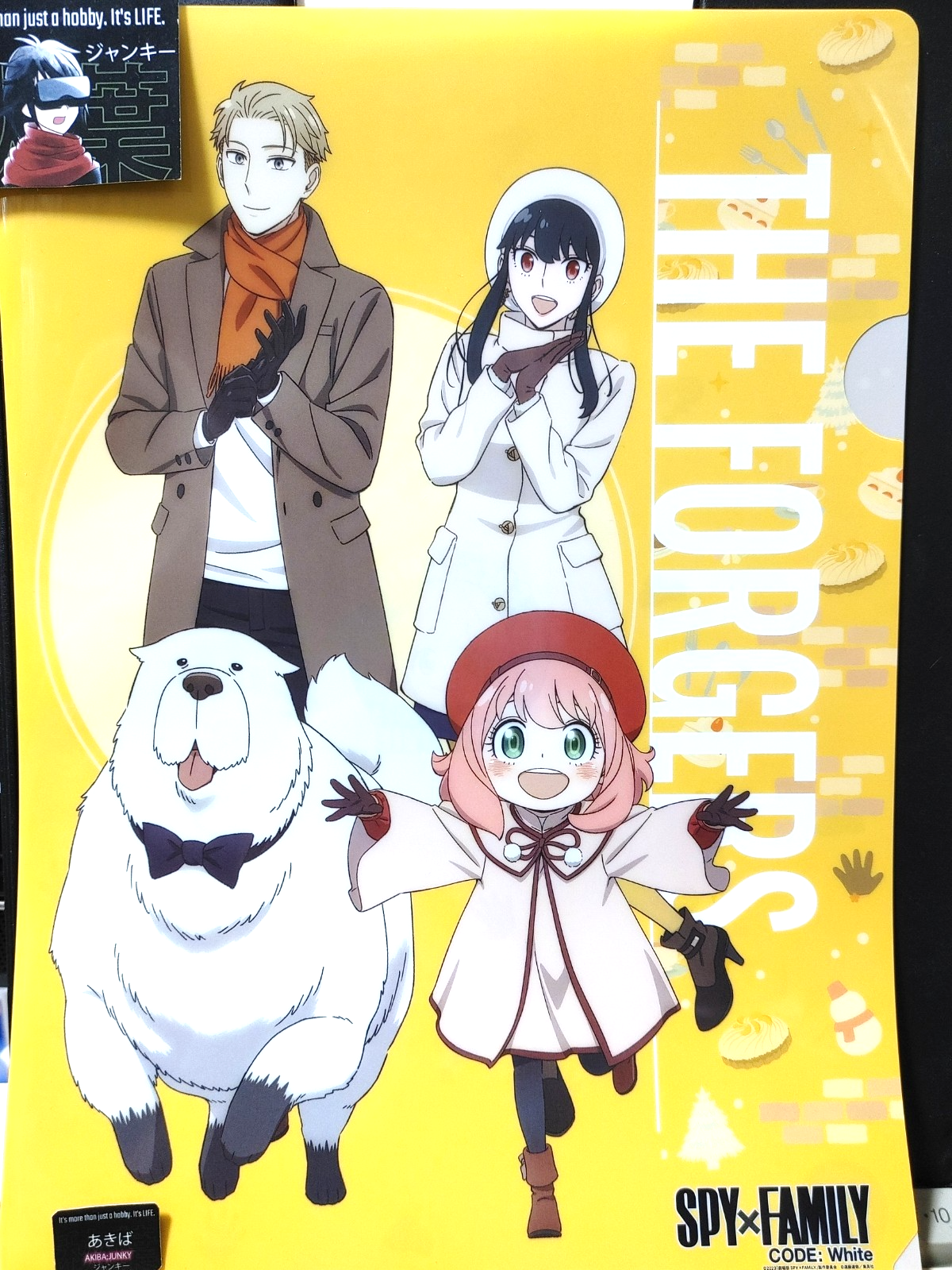 Spy x Family Yor Loid Anya Bond Anime Promo File Design E Japan Limited