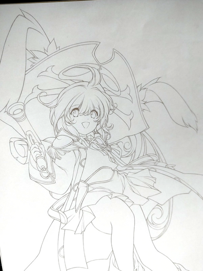 Alicesoft Evanicle PC Goods Limited Promo Art Print Captain Vanilla  Japan