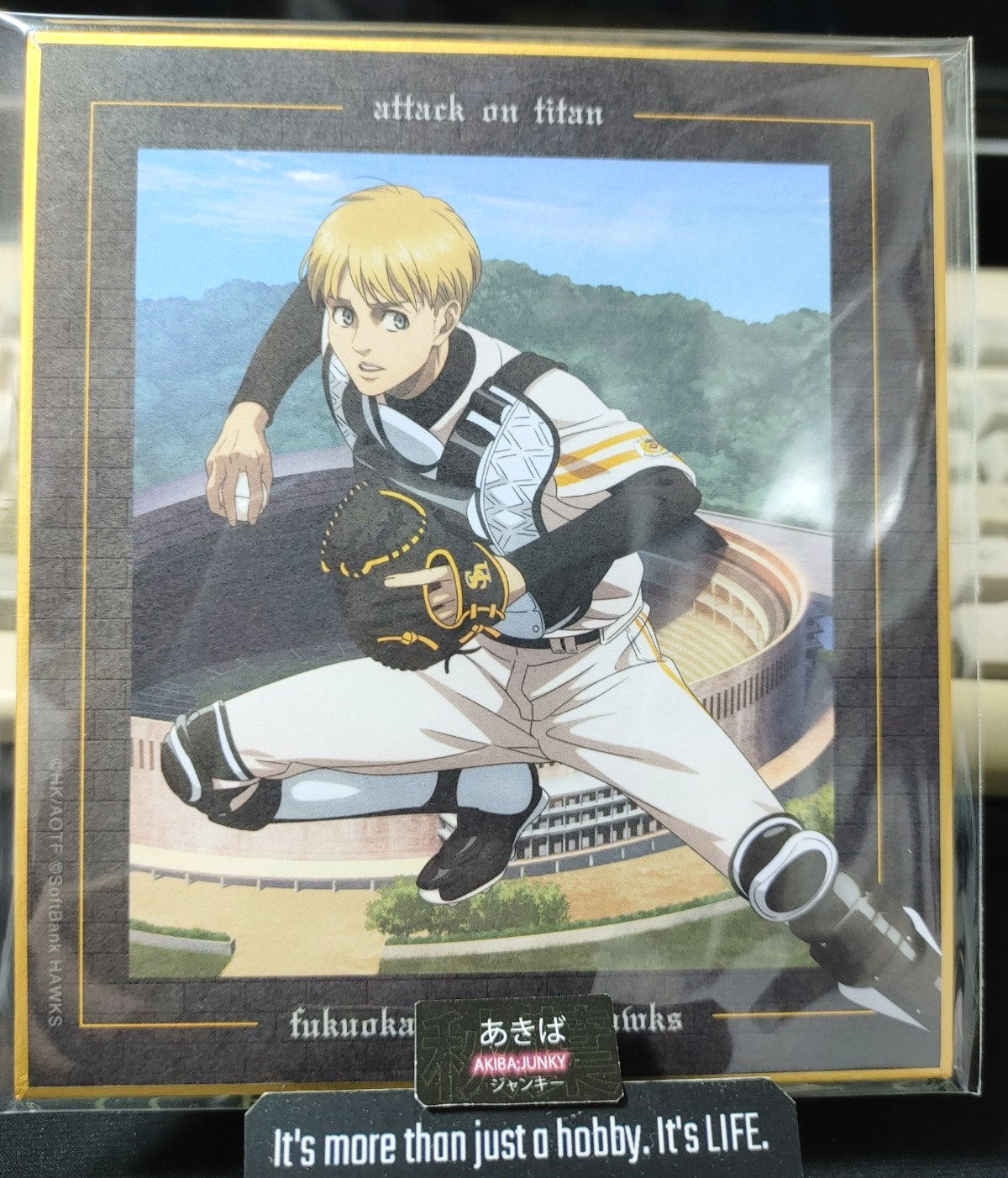 Attack on Titan Armin Collab Alt Art Promo Shikishi Display A JAPAN