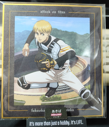 Attack on Titan Armin Collab Alt Art Promo Shikishi Display A JAPAN
