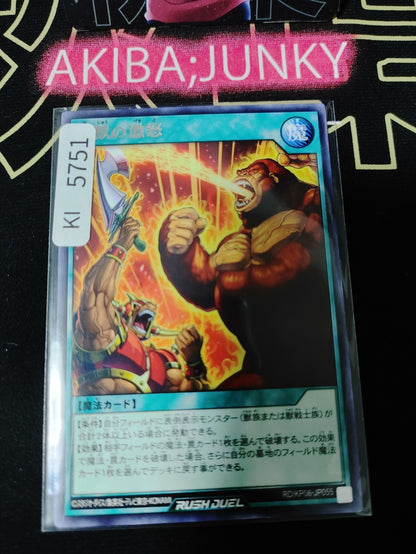 Rage of the Wild Beasts Yugioh RD/KP06-JP055 Rare Rush Duel JAPAN