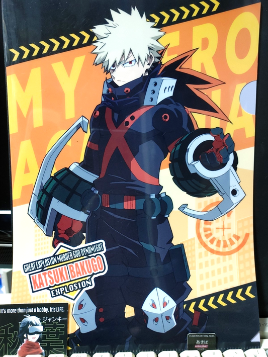 My Hero Academia Bakugo Kirishima Collectible Design Clear File JAPAN