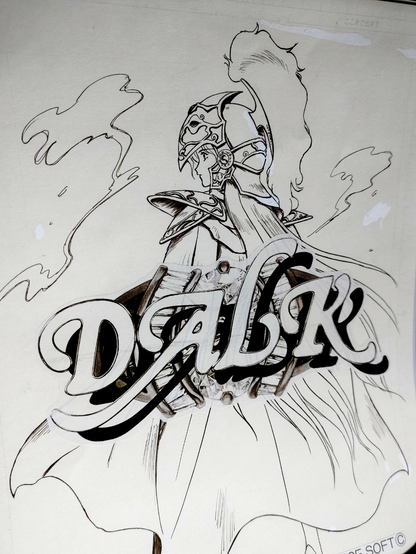 Alicesoft Dalk PC Goods Limited Edition Promo Art Print Japan
