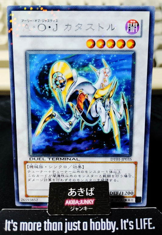 Ally of Justice Catastor Yugioh DT01-JP035 Rare Holo Konami OCG JAPAN