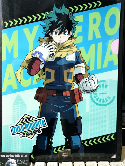 My Hero Academia Midoriya Uraraka Collectible Design Clear File JAPAN