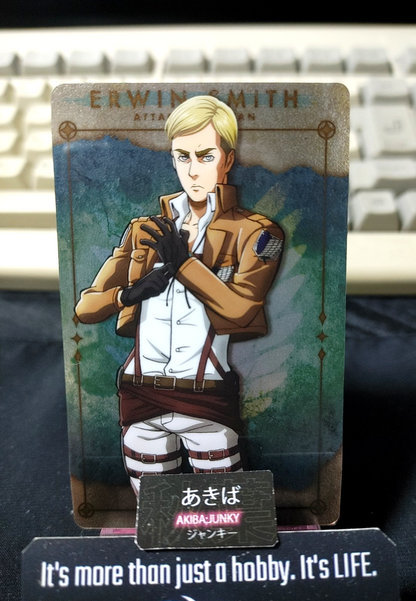 Attack on Titan Card Erwin 05 Japan Collectible Release AoT