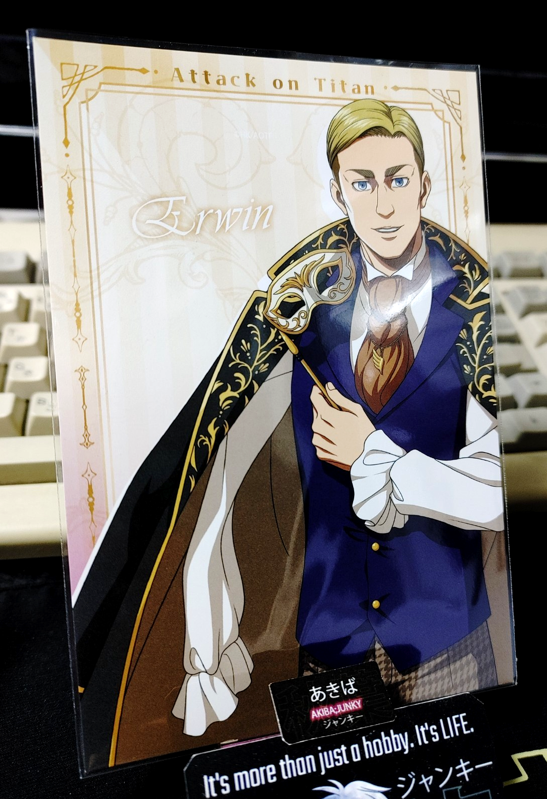 Attack on Titan Erwin Collab Alt Art Promo Hagaki Card D JAPAN