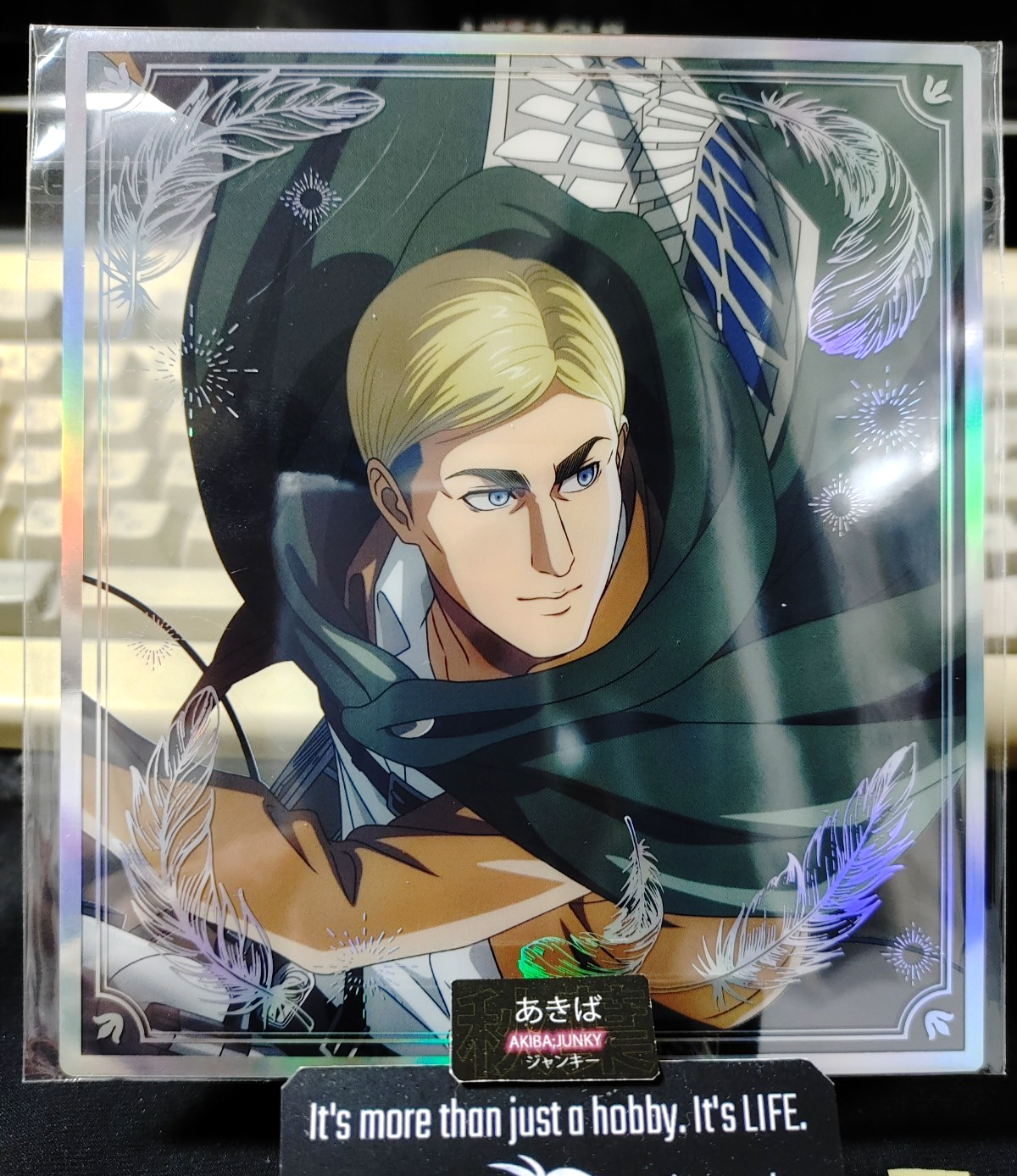 Attack on Titan Erwin Collab Alt Art Promo Shikishi Display Holo H JAPAN