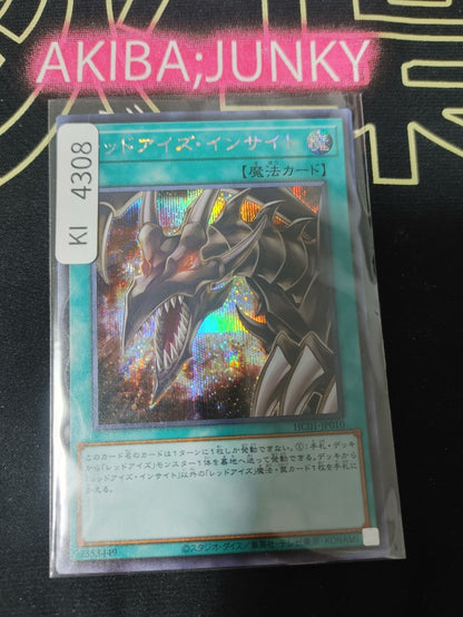 Red-Eyes Insight Yugioh HC01-JP010 Secret Rare Konami OCG JAPAN