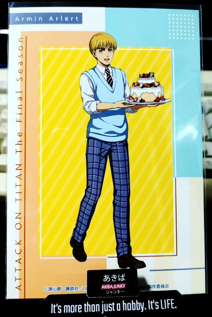Attack on Titan Armin Collab Alt Art Promo Hagaki Card B JAPAN