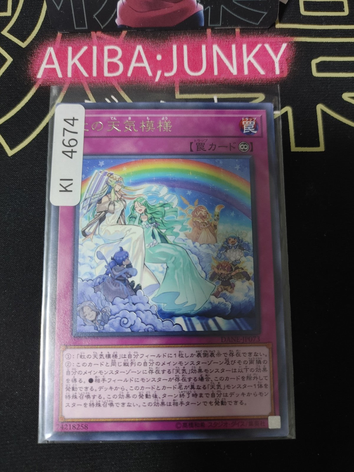 The Weather Rainbowed Canvas Yugioh DANE-JP073 Rare Konami OCG JAPAN