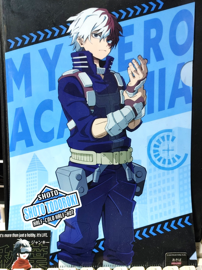 My Hero Academia Todoroki Iida Collectible Design Clear File JAPAN