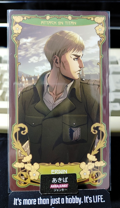 Attack on Titan Erwin Collab Alt Art Promo Tarot Card B JAPAN