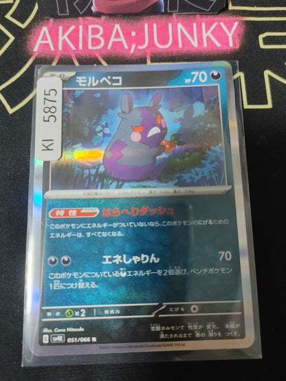 Pokemon Morpeko SV4K 051/066 R Card Japanese JAPAN