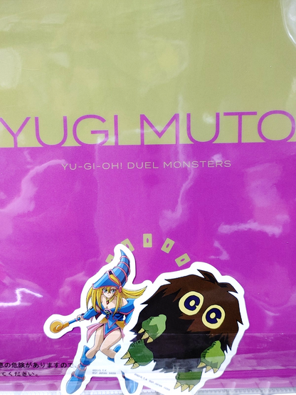 Yu-Gi-Oh Yugi Black Magician Girl Kuriboh Clear File Sticker Set Yugioh JAPAN