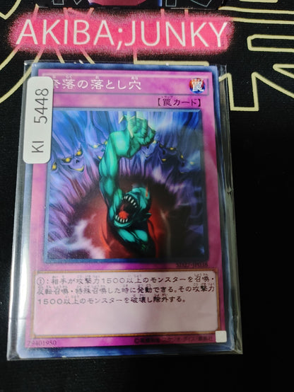 Bottomless Trap Hole Yugioh SD27-JP038 Konami OCG JAPAN