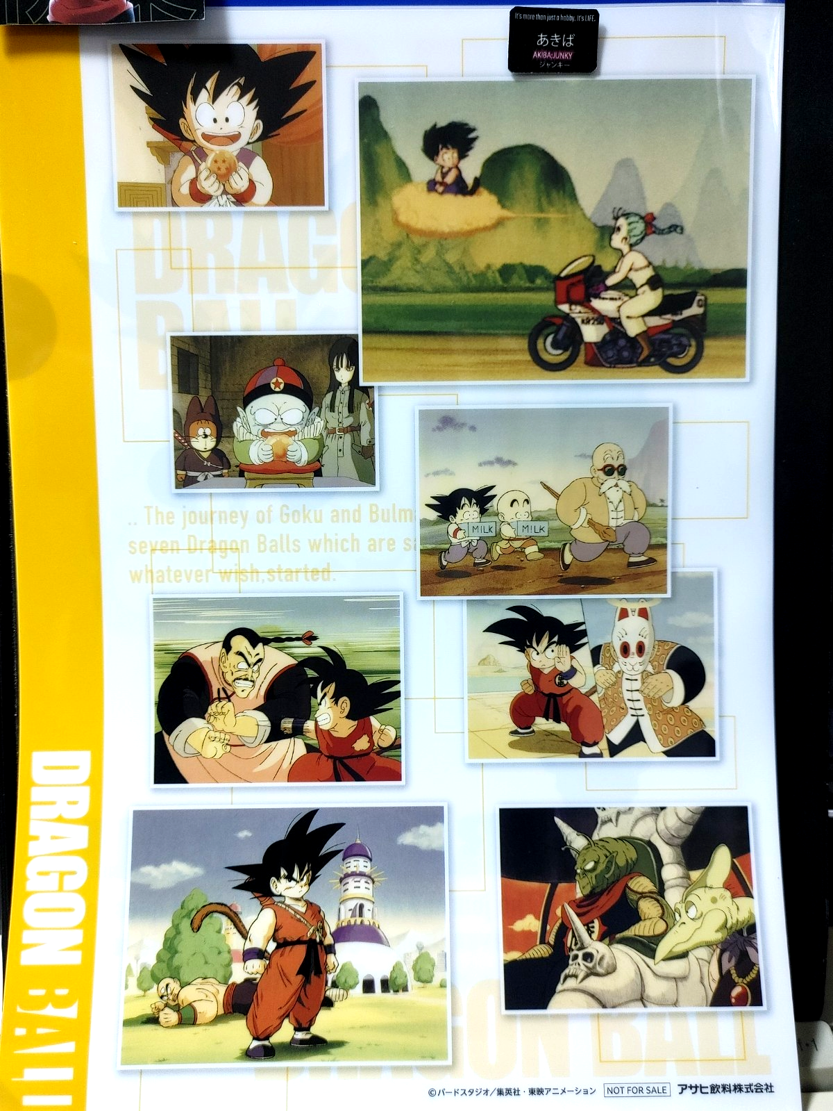 Dragon ball Animation Design File Bulma Goku Anime Promo Japan