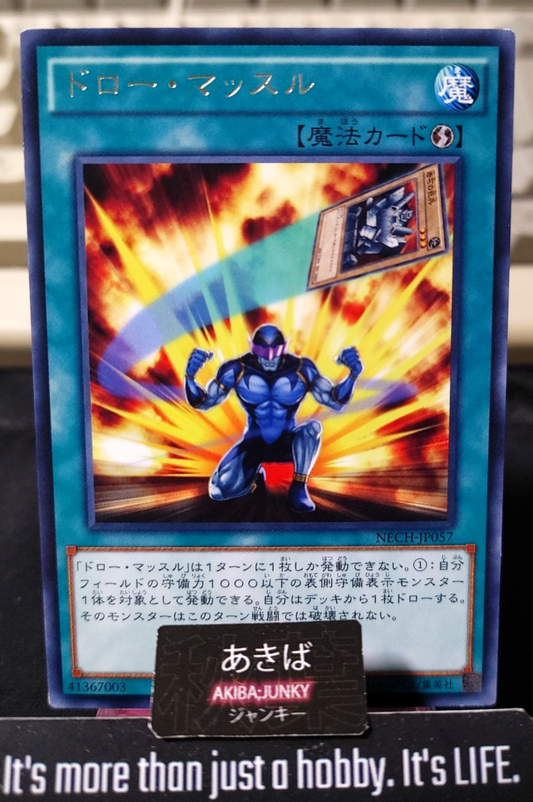 Draw Muscle Yugioh NECH-JP057 Rare Konami OCG JAPAN