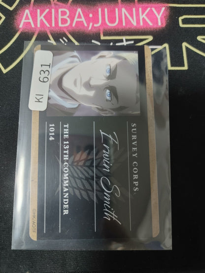 Attack on Titan Card Erwin Survey Corps Commander Japan Collectible Release AoT