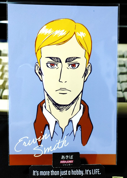 Attack on Titan Erwin Collab Alt Art Promo Hagaki Card C JAPAN