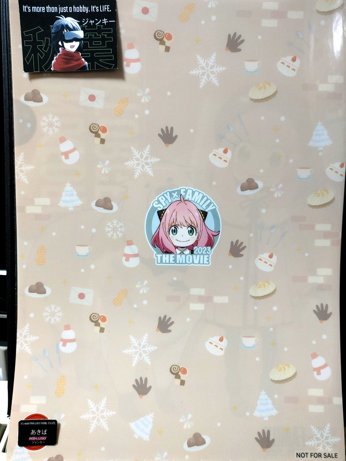 Spy x Family Anya Bond Anime Promo File Design B Japan Limited
