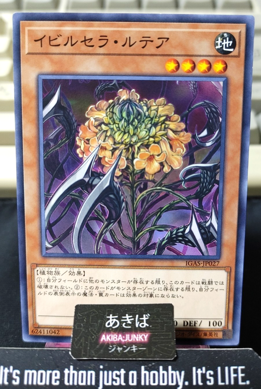 Evilcella Lutea Yugioh IGAS-JP027 Yu-Gi-Oh Konami OCG JAPAN