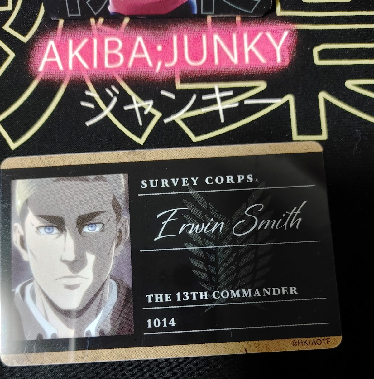 Attack on Titan Card Erwin Survey Corps Commander Japan Collectible Release AoT