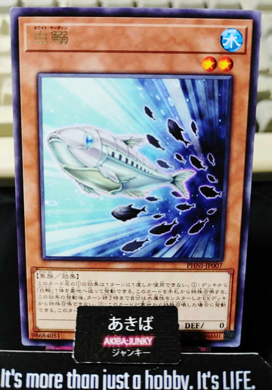 White Sardine Yugioh PHNI-JP007 Rare Konami OCG JAPAN
