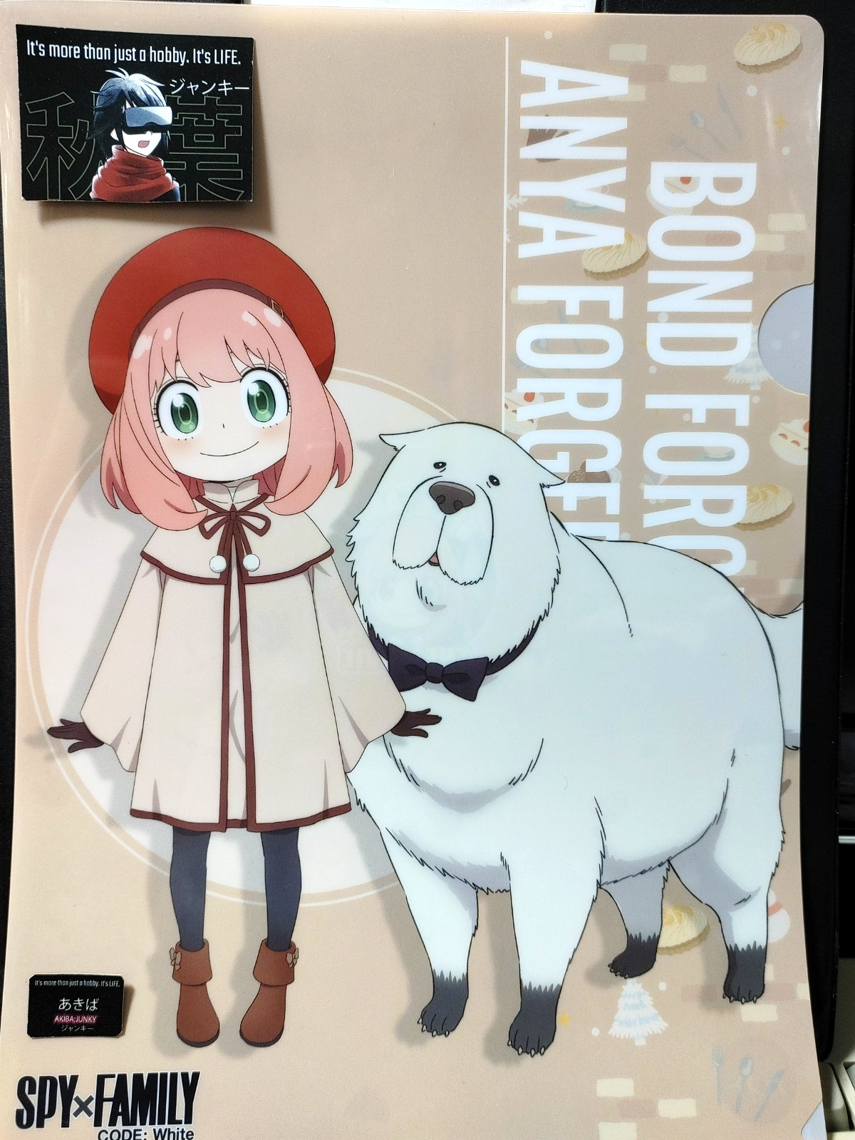 Spy x Family Anya Bond Anime Promo File Design B Japan Limited