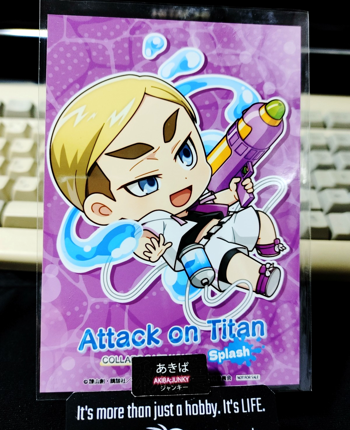 Attack on Titan Erwin Collab Alt Art Promo Splash Card  JAPAN