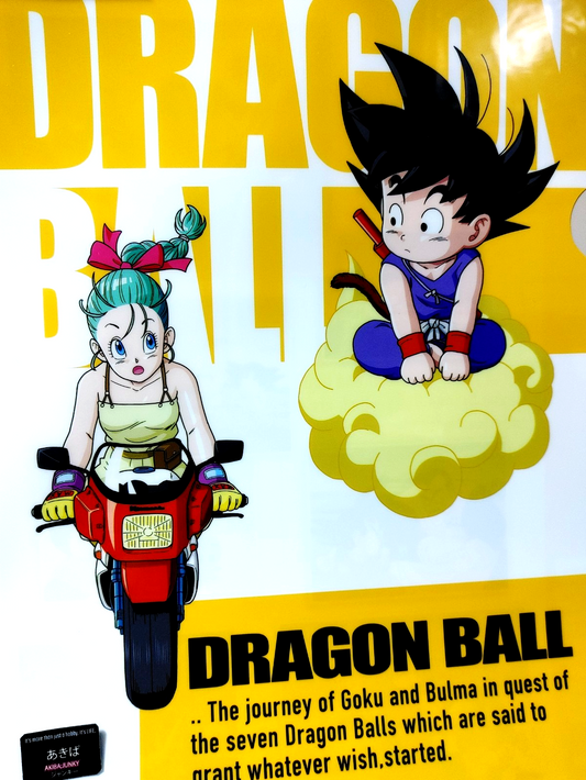 Dragon ball Animation Design File Bulma Goku Anime Promo Japan