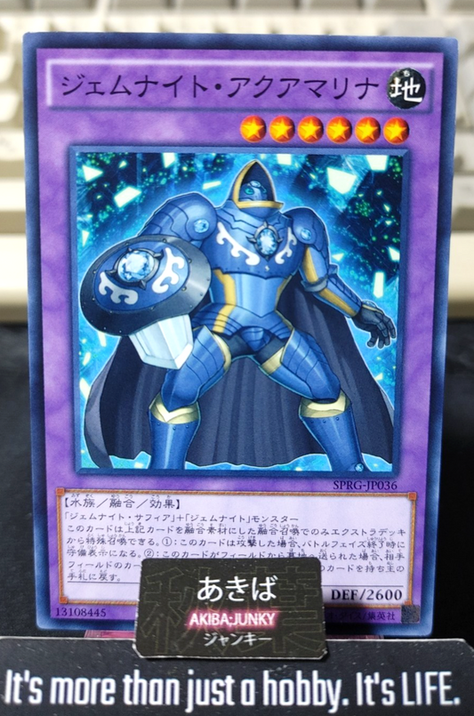 Gem-Knight Aquamarine Yugioh SPRG-JP036 Yu-Gi-Oh Konami OCG JAPAN