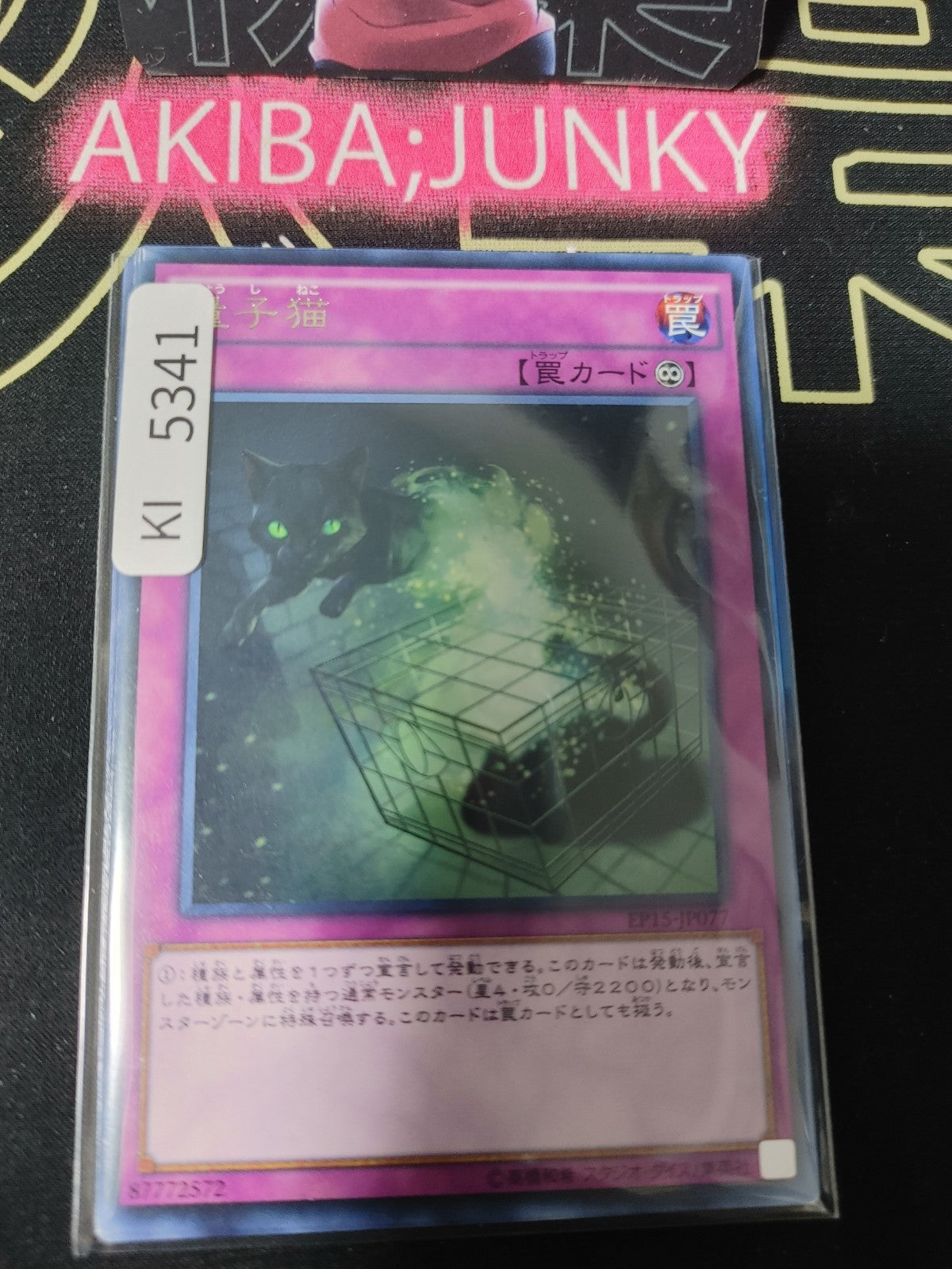 Quantum Cat Yugioh EP15-JP077 Rare Konami OCG JAPAN