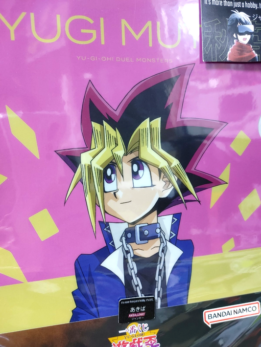 Yu-Gi-Oh Yugi Black Magician Girl Kuriboh Clear File Sticker Set Yugioh JAPAN