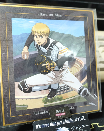 Attack on Titan Armin Collab Alt Art Promo Shikishi Display A JAPAN