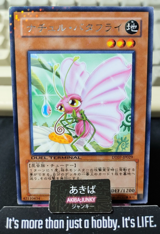 Naturia Butterfly Yugioh DT07-JP029 Rare Holo Konami OCG JAPAN