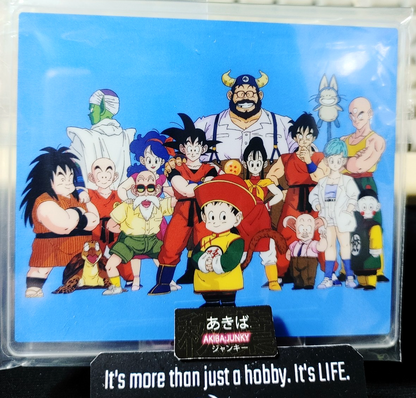 Dragon Ball Anime Acrylic Display B Goku Gohan Chi Chi Roshi Oolong Bulma JAPAN