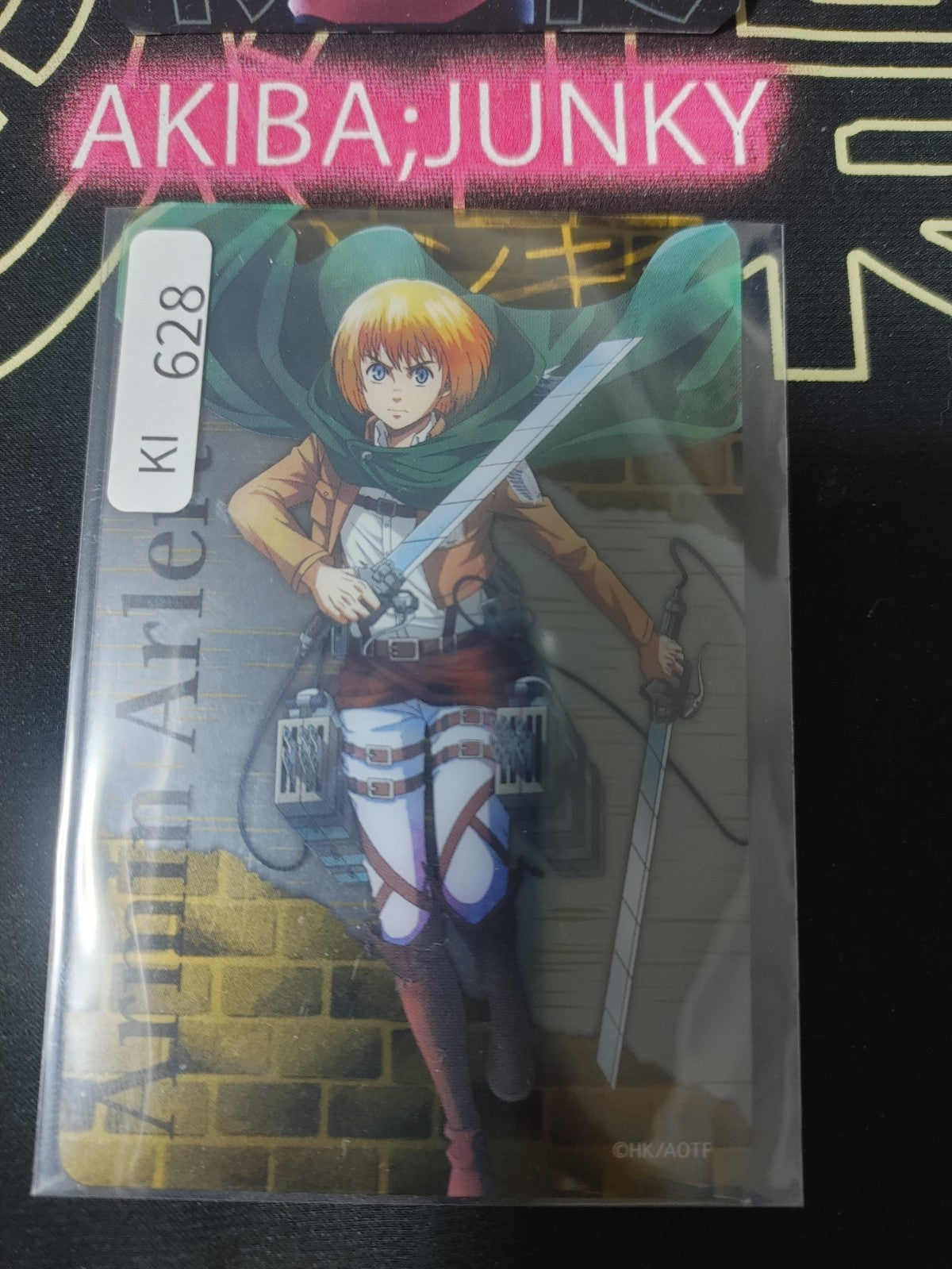 Attack on Titan Card Armin Clear Card B Release AoT JAPAN