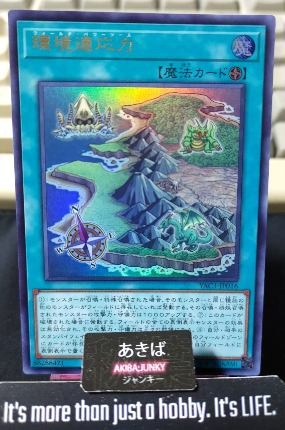 Field Power Bonus Yugioh YAC1-JP016 Ultra Rare Konami OCG JAPAN