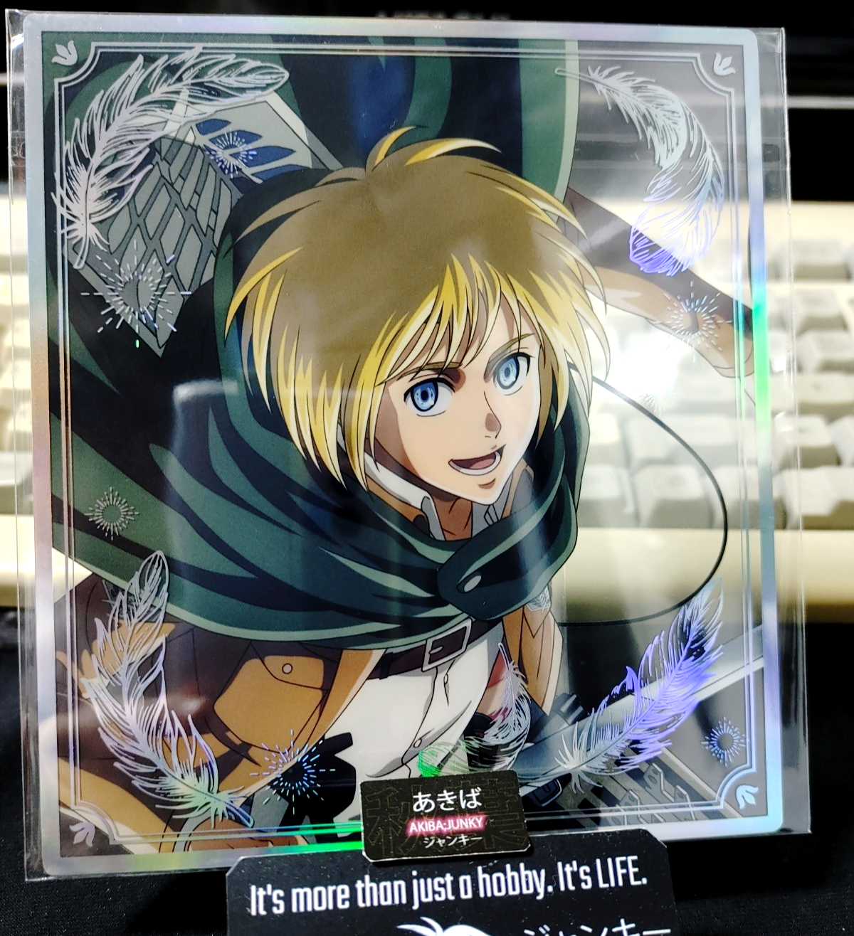 Attack on Titan Armin Collab Alt Art Promo Shikishi Display Holo I JAPAN