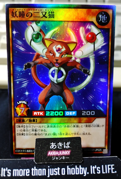 Odd-Eyes Twin Tail Cat‎ Yugioh RD/MAX1-JP025 Super Rare Rush Duel JAPAN