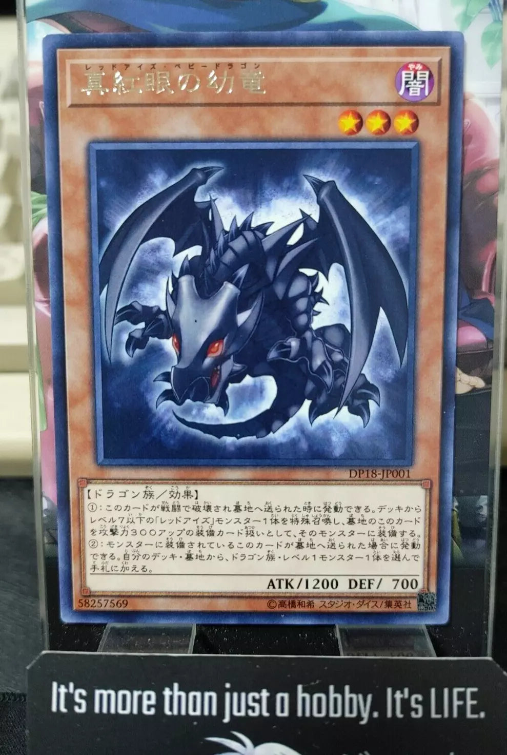 Red-Eyes Baby Dragon Yu-Gi-Oh Yugioh DP18-JP001 Rare Konami JAPAN