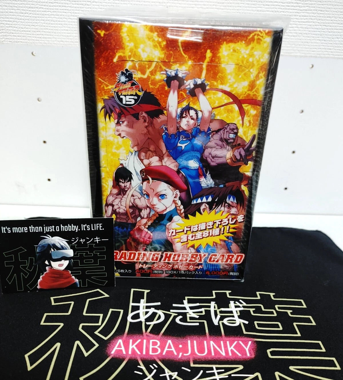 Street Fighter Trading Hobby Card 15th Box Sealed Vintage 2003 JAPAN