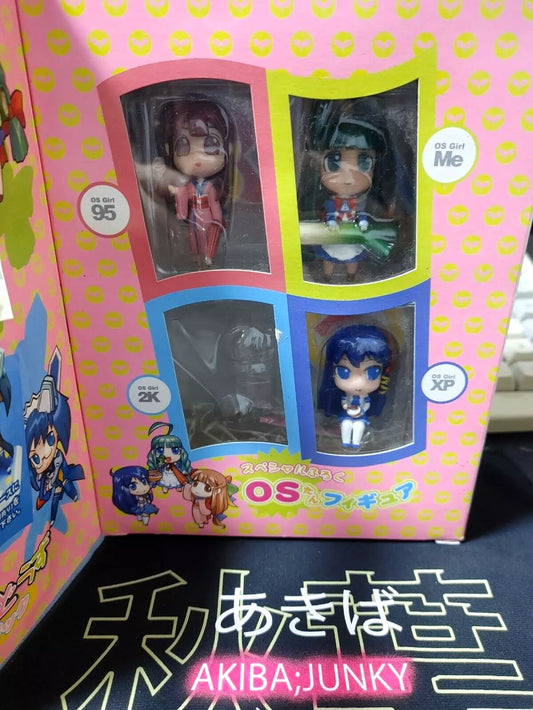 Windows 3 Figure Set Anime Trouble Tan Character Figure OS-Tan Fan OS Japan