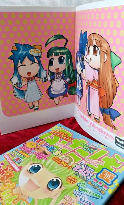 Windows Set Anime Trouble Tan Character Figure Book Os-Tan Fan Os Japan Figures